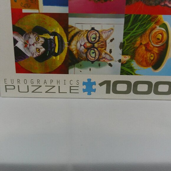 Eurographics Funny Cats by Lucia Heffernan 1000 Piece Jigsaw Puzzle - Picture 8 of 11